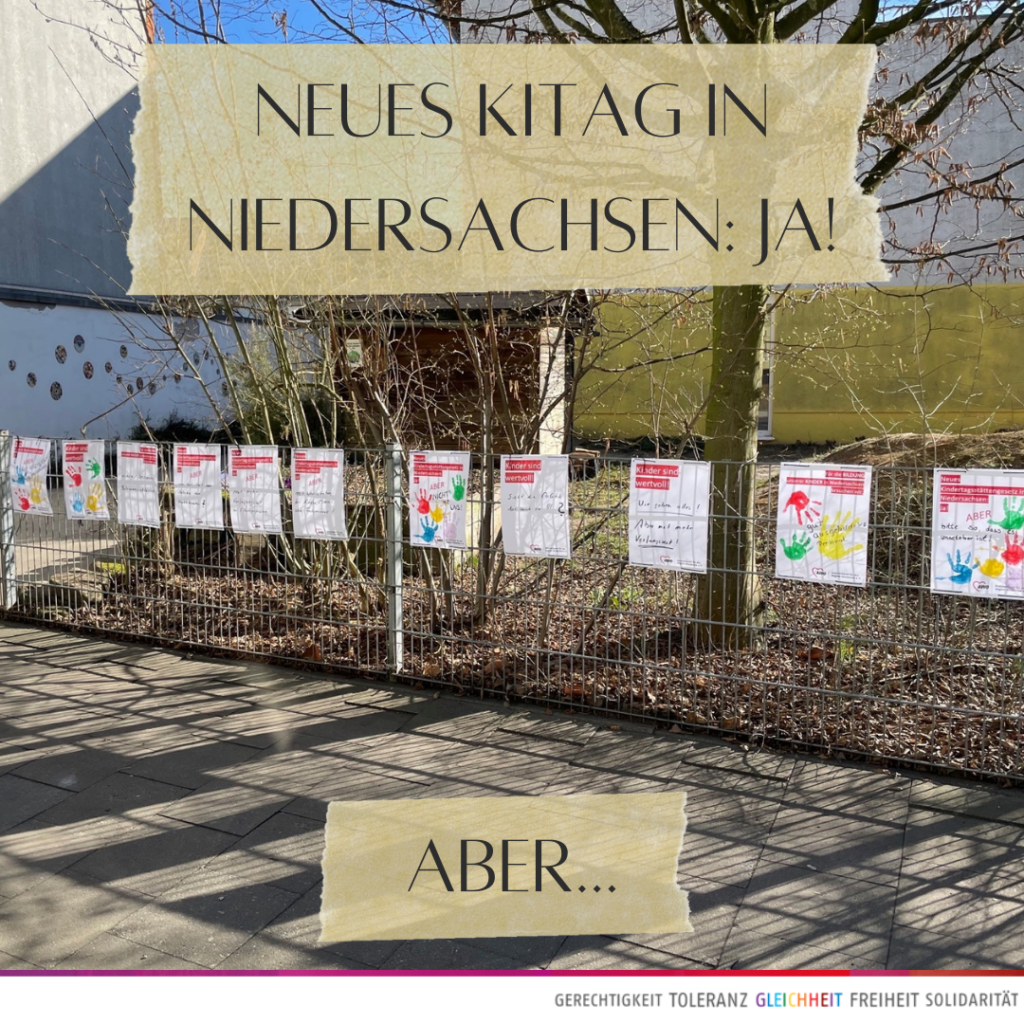 Neues KiTaG in Niedersachsen: JA! ABER...